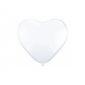 Balon serce białe