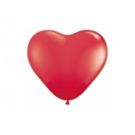 Balon serce czerw